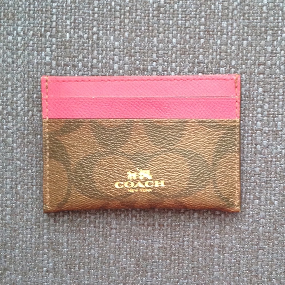 Coach card holder